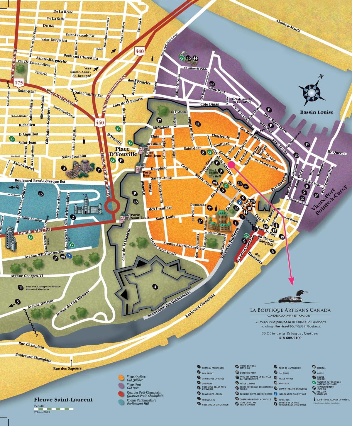 Harta e Quebec City gjë