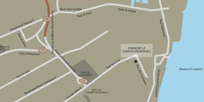 Harta e vilave frontenac
