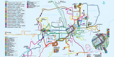 Quebec City transportit publik hartë