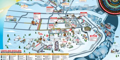 Harta e Quebec dimrit karnaval